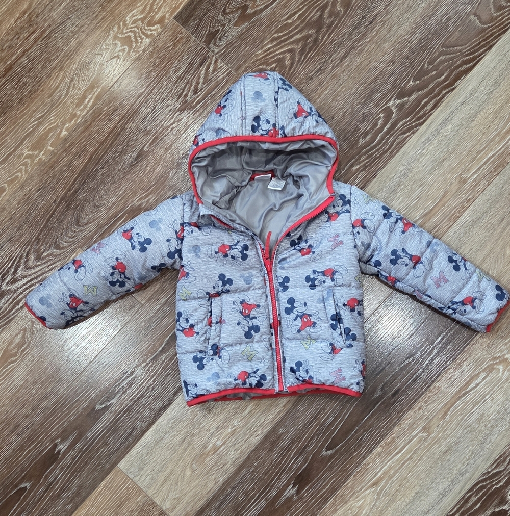 Disney Mickey Mouse Puffer Toddler Puffer Raincoat